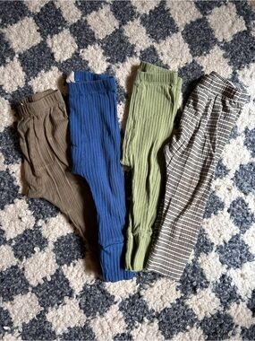 kate quinn Panda Pants Set - Blue, Green, Brown, Black/White